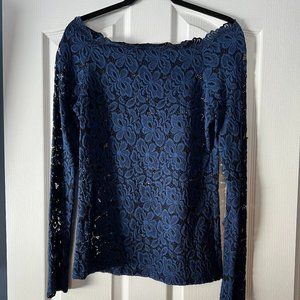 Off the shoulder lace top